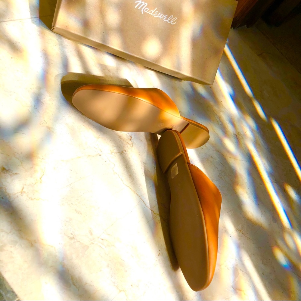 New Madewell English Saddle Mule Slides - Picture 4 of 5